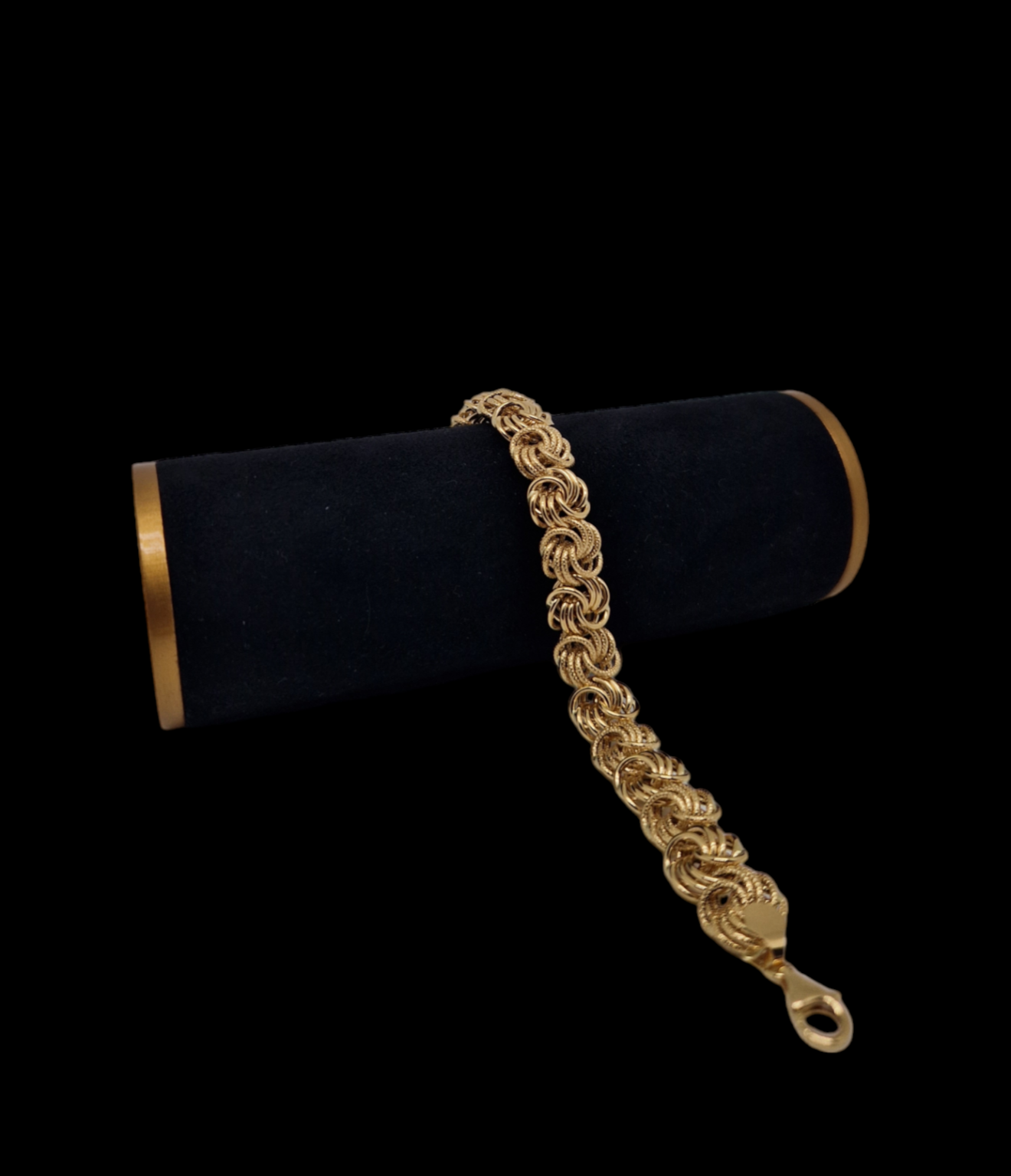 Bracelet Maille Macaron En Or Carats Only Gold